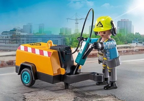 Zestaw z figurkami Action Heroes 71752 Pracownik budowlany z młotem pneumatycznym Zestaw z figurkami Action Heroes 71752 Pracownik budowlany z młotem pneumatycznym