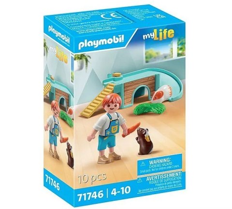 Zestaw z figurkami My Life 71746 Chłopiec ze świnką morską Zestaw z figurkami My Life 71746 Chłopiec ze świnką morską