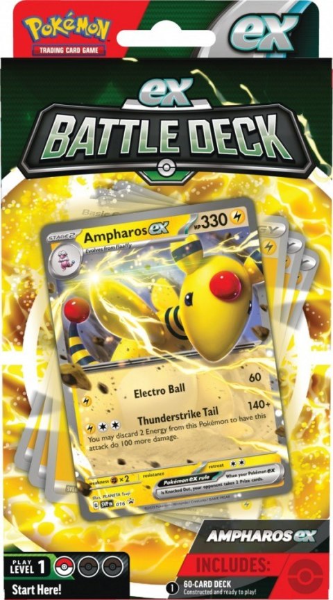 Karty April Ex Battle Deck Ampharos Karty April Ex Battle Deck Ampharos