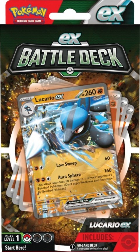 Karty April Ex Battle Deck Lucario Karty April Ex Battle Deck Lucario