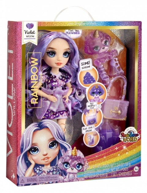 Lalka Classic Rainbow Fashion Violet Purple