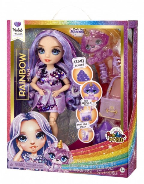 Lalka Classic Rainbow Fashion Violet Purple
