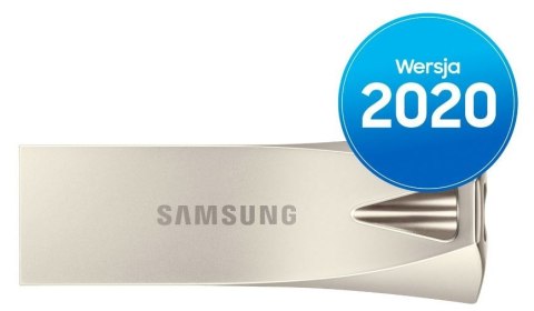 Pendrive BAR Plus USB3.1 64 GB Champaign Silver Pendrive BAR Plus USB3.1 64 GB Champaign Silver