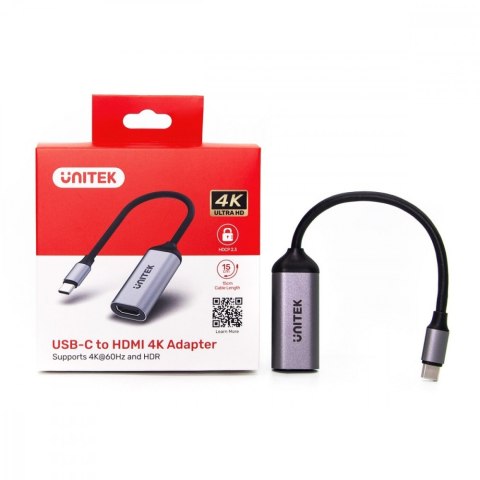 Adapter USB-C - HDMI 2.0; 4K 60Hz; M/F; V1420A Adapter USB-C - HDMI 2.0; 4K 60Hz; M/F; V1420A