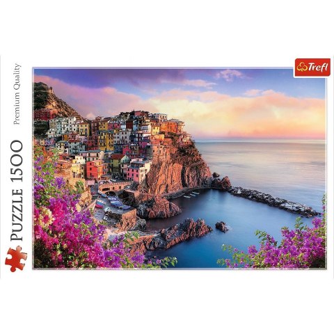Puzzle 1500 elementów Widok na miasteczko Manarola Puzzle 1500 elementów Widok na miasteczko Manarola