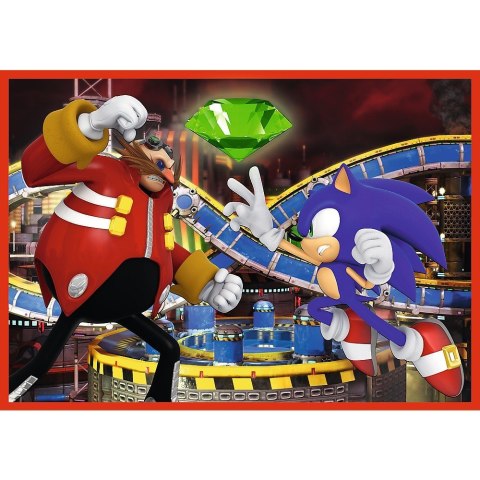 Puzzle 4w1 Przygody Sonica Puzzle 4w1 Przygody Sonica