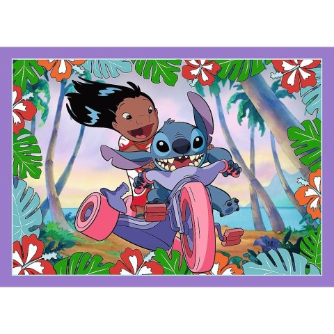 Puzzle 4w1 Szalony dzień Lilo i Stitch Puzzle 4w1 Szalony dzień Lilo i Stitch