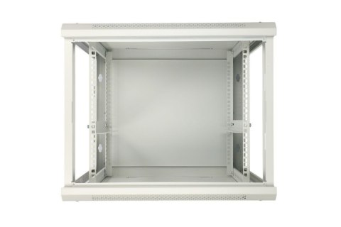 Szafka wisząca rack 12U 600x450 szara metalowe drzwi Szafka wisząca rack 12U 600x450 szara metalowe drzwi