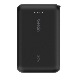PowerBank BoostCharge 10k mAh 20w wbudowany kabel-C, port-C, czarny