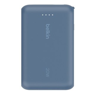 PowerBank BoostCharge 10k mAh 20w wbudowany kabel-C, port-C, niebieski