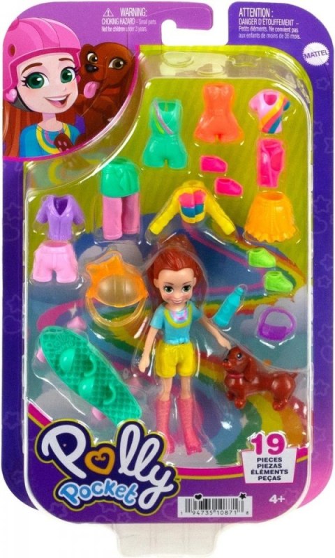 Figurka Polly Pocket Zestaw Modowy przebieranki HKV90 Figurka Polly Pocket Zestaw Modowy przebieranki HKV90