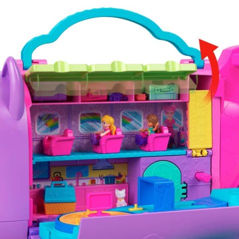 Figurki Polly Pocket Kotolot Samolot z dwiema laleczkami Figurki Polly Pocket Kotolot Samolot z dwiema laleczkami