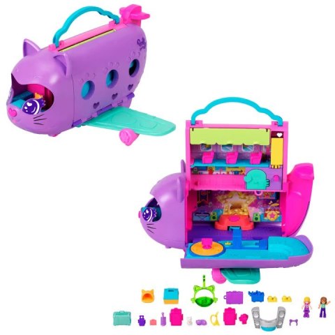 Figurki Polly Pocket Kotolot Samolot z dwiema laleczkami Figurki Polly Pocket Kotolot Samolot z dwiema laleczkami