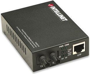 Konwerter 10/100Base-TX RJ45/1000Base-FX (MM ST) 2km 1310nm Konwerter 10/100Base-TX RJ45/1000Base-FX (MM ST) 2km 1310nm