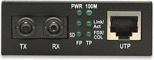 Konwerter 10/100Base-TX RJ45/1000Base-FX (MM ST) 2km 1310nm Konwerter 10/100Base-TX RJ45/1000Base-FX (MM ST) 2km 1310nm