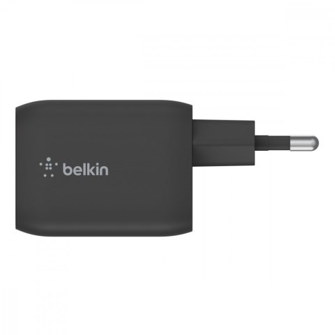 Ładowarka podwójna ścienna 65W USB-C GAN z PPS czarna Ładowarka podwójna ścienna 65W USB-C GAN z PPS czarna