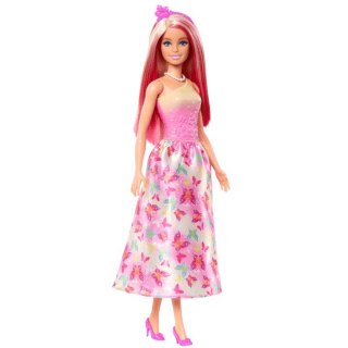 Lalka Barbie Księżniczka z długimi włosami, różowo-blond