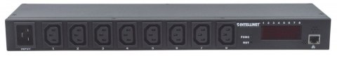 Listwa zasilajaca rack 19 1U 110V-250V/16A 8 gniazd C13 zarządzalna IP Listwa zasilajaca rack 19 1U 110V-250V/16A 8 gniazd C13 zarządzalna IP