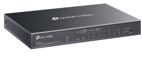 Przełącznik ES210GMP Omada 10-Port Gigabit Easy Managed Switch with 8-Port PoE+ Przełącznik ES210GMP Omada 10-Port Gigabit Easy Managed Switch with 8-Port PoE+