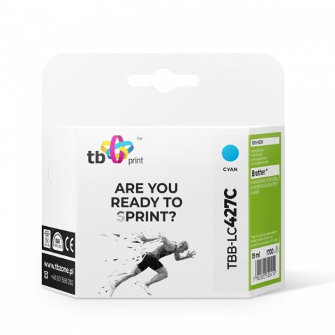 Tusz do Brother MFC-J5955DW TBB-LC427C 100% nowy cyan Tusz do Brother MFC-J5955DW TBB-LC427C 100% nowy cyan