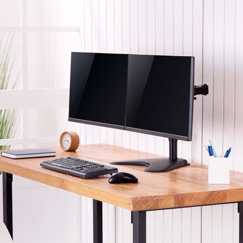 Uchwyt na 2 monitory, 17-32 cali, stalowy