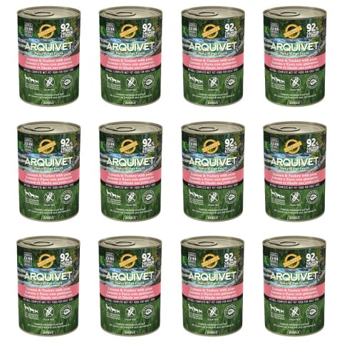 ARQUIVET MOKRA KARMA DLA PSA Z łososiem i indykiem 12x400G Arquivet ARQUIVET MOKRA KARMA DLA PSA Z łososiem i indykiem 12x400G Arquivet