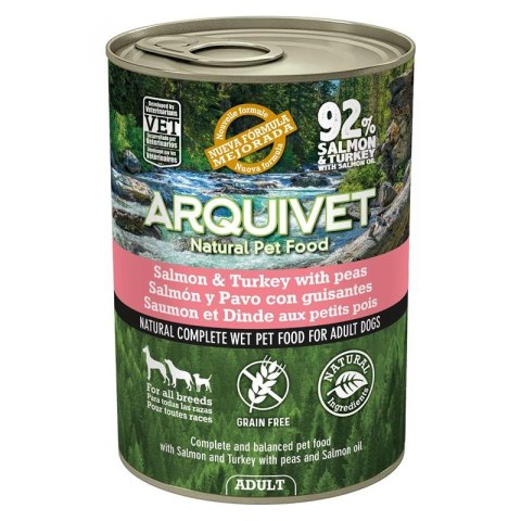 ARQUIVET MOKRA KARMA DLA PSA Z łososiem i indykiem 12x400G Arquivet ARQUIVET MOKRA KARMA DLA PSA Z łososiem i indykiem 12x400G Arquivet