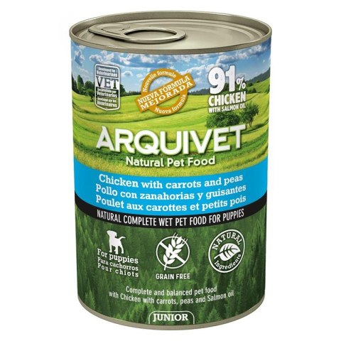ARQUIVET Mokra karma dla szczeniąt z kurczakiem Junior 12x400g Arquivet ARQUIVET Mokra karma dla szczeniąt z kurczakiem Junior 12x400g Arquivet