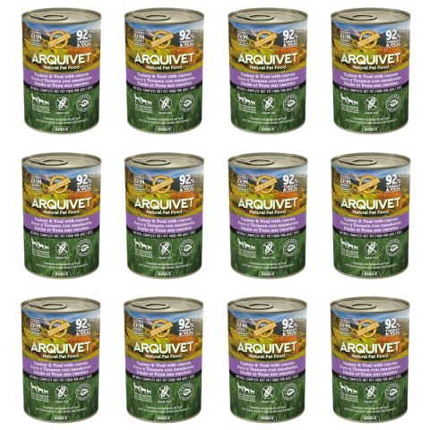 Arquivet mokra karma dla psa z indykiem i cielęciną 12x400g Arquivet Arquivet mokra karma dla psa z indykiem i cielęciną 12x400g Arquivet