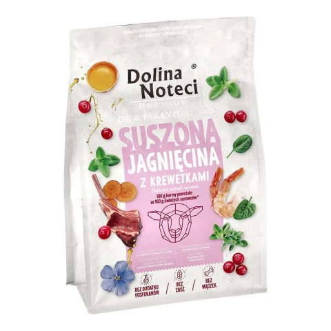 Dolina Noteci Premium karma suszona dla psów ras małych jagnięcina z krewetkami 3 kg Dolina Noteci Dolina Noteci Premium karma suszona dla psów ras małych jagnięcina z krewetkami 3 kg Dolina Noteci