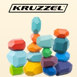 Kamienie/klocki drewniane - 16szt 22475 Kruzzel