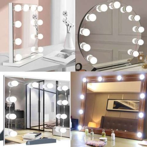 Lampki LED na lustro/ do toaletki- 10szt. Izoxis