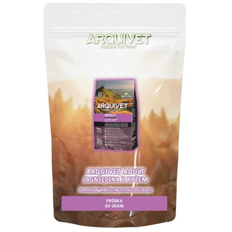 PRÓBKA Arquivet Adult jagnięcina z ryżem 60g Arquivet PRÓBKA Arquivet Adult jagnięcina z ryżem 60g Arquivet