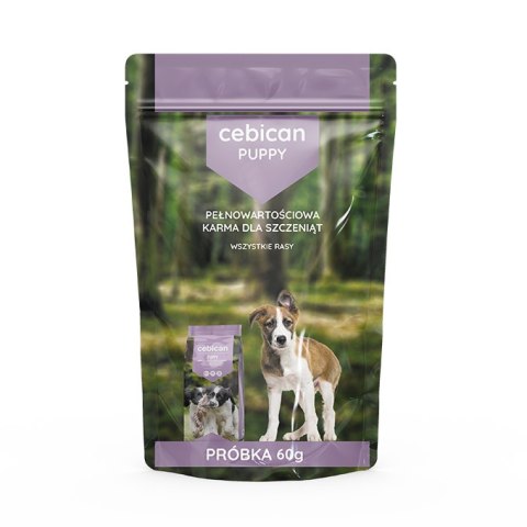 PRÓBKA Cebican Puppy dla szczeniąt 60g Nugape PRÓBKA Cebican Puppy dla szczeniąt 60g Nugape