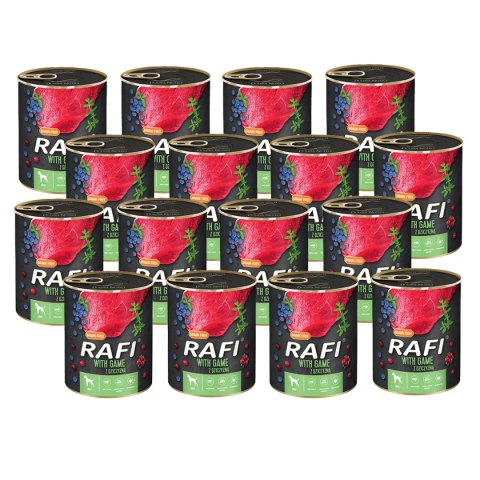 Rafi z dziczyzną, borówką i żurawiną 12 x 800 g Rafi Rafi z dziczyzną, borówką i żurawiną 12 x 800 g Rafi