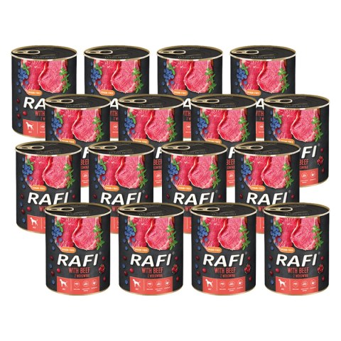 Rafi z wołowiną, borówką i żurawiną 12 x 800 g Rafi Rafi z wołowiną, borówką i żurawiną 12 x 800 g Rafi