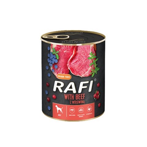 Rafi z wołowiną, borówką i żurawiną 800 g Rafi Rafi z wołowiną, borówką i żurawiną 800 g Rafi