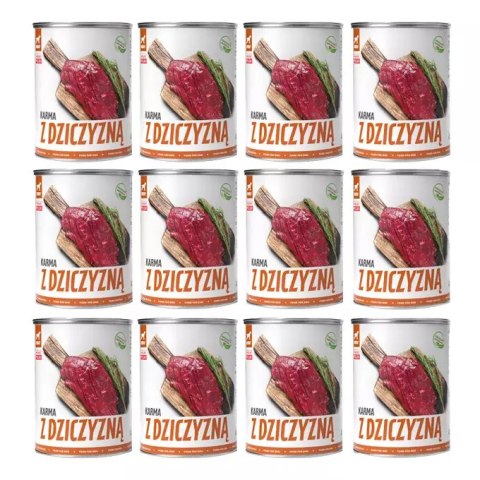 TUF TUF Mokra karma dla psa z dziczyzną 800g x 12szt. Tuf Tuf TUF TUF Mokra karma dla psa z dziczyzną 800g x 12szt. Tuf Tuf