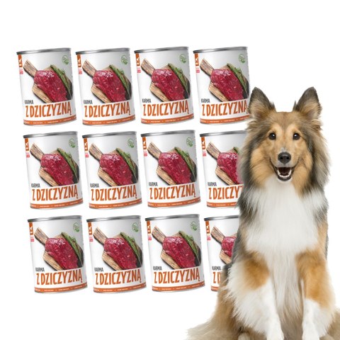 TUF TUF Mokra karma dla psa z dziczyzną 800g x 12szt. Tuf Tuf TUF TUF Mokra karma dla psa z dziczyzną 800g x 12szt. Tuf Tuf