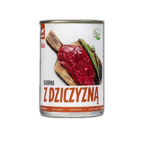 TUF TUF Mokra karma dla psa z dziczyzną 800g x 12szt. Tuf Tuf TUF TUF Mokra karma dla psa z dziczyzną 800g x 12szt. Tuf Tuf