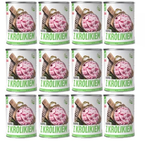 TUF TUF Mokra karma dla psa z królikiem 800g x 12szt. Tuf Tuf TUF TUF Mokra karma dla psa z królikiem 800g x 12szt. Tuf Tuf