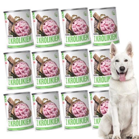 TUF TUF Mokra karma dla psa z królikiem 800g x 12szt. Tuf Tuf TUF TUF Mokra karma dla psa z królikiem 800g x 12szt. Tuf Tuf