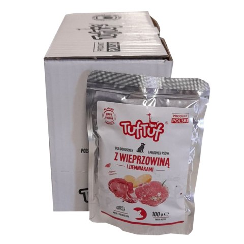 TUF TUF Saszetka wieprzowina z ziemniakami 100 g x 10szt. Tuf Tuf TUF TUF Saszetka wieprzowina z ziemniakami 100 g x 10szt. Tuf Tuf