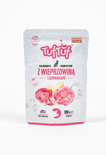 TUF TUF Saszetka wieprzowina z ziemniakami 100 g x 10szt. Tuf Tuf TUF TUF Saszetka wieprzowina z ziemniakami 100 g x 10szt. Tuf Tuf