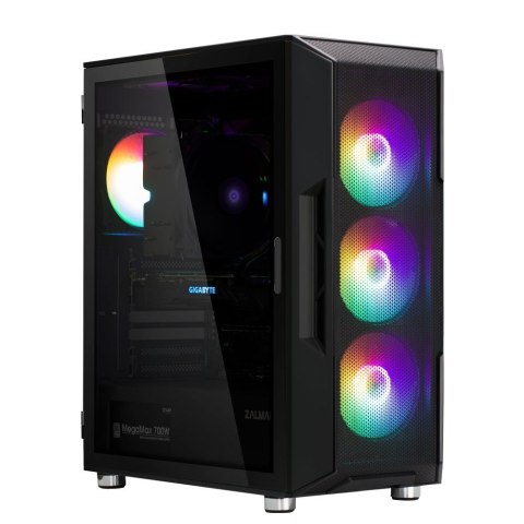Obudowa I3 Neo ATX Mid Tower RGB 4xwentylator, czarna Obudowa I3 Neo ATX Mid Tower RGB 4xwentylator, czarna