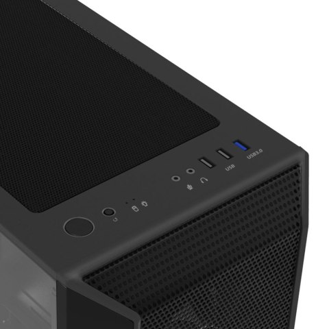 Obudowa I3 Neo ATX Mid Tower RGB 4xwentylator, czarna Obudowa I3 Neo ATX Mid Tower RGB 4xwentylator, czarna