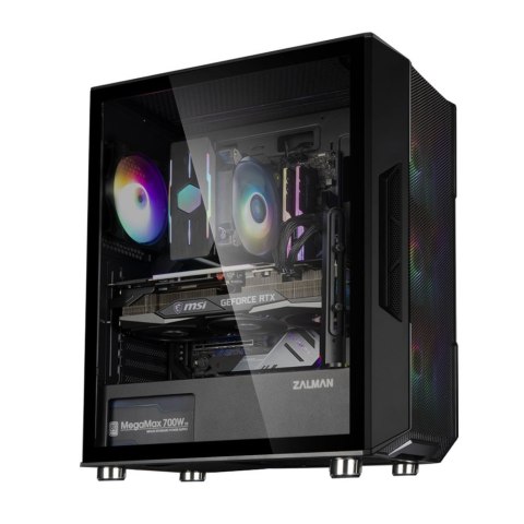 Obudowa I3 Neo ATX Mid Tower RGB 4xwentylator, czarna Obudowa I3 Neo ATX Mid Tower RGB 4xwentylator, czarna