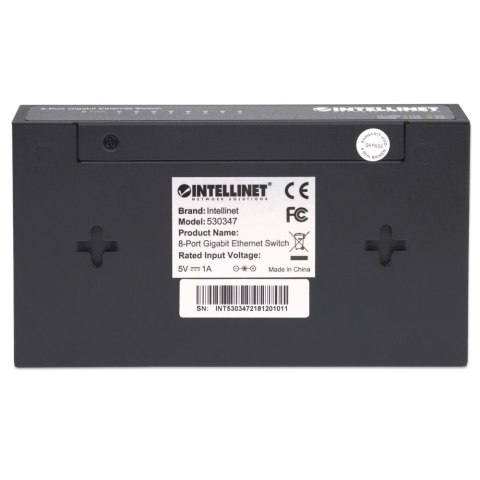 Przełącznik Gigabit 8x 10/100/1000 Mbps RJ45 Desktop Metalowy Przełącznik Gigabit 8x 10/100/1000 Mbps RJ45 Desktop Metalowy
