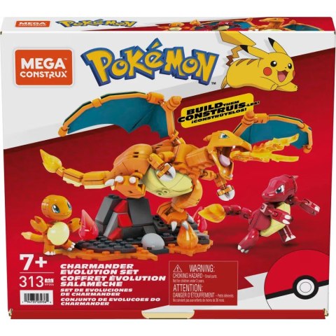 Klocki Mega Pokemon Charmander evolution Klocki Mega Pokemon Charmander evolution