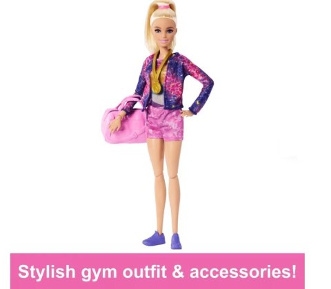 Lalka Barbie Gimnastyczka Lalka Barbie Gimnastyczka